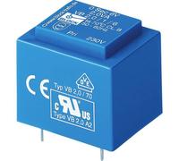 BLOCK VB 3,2/2/9 Trasformatore per PCB 1 x 230 V 2 x 9 V/AC 3.2 VA 177 mA