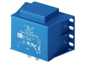 BLOCK VCM 36/1/24 EI 66/23 Trasformatore per circuiti stampati VCM 36 VA 230 V