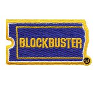 Blockbuster Icone Ticket Logo Toppa Video Noleggio Servizio Ricamato Ferro Su