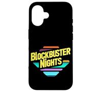 Blockbuster Nights 90s Movie Classics Nostalgic Fun - Custodia per iPhone 16
