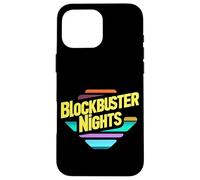 Blockbuster Nights 90s Movie Classics Nostalgic Fun - Custodia per iPhone 16 Pro Max