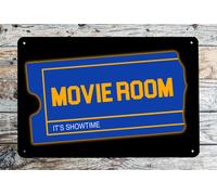 Blockbuster Nostalgia Rétro Camera Insegna - Metallo A4 Placca Regalo Film