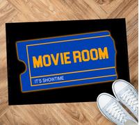 Blockbuster Stile Nostalgia Film Camera VHS Tappetino Rétro Casa 60 X 40 CM