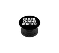 Blockchain divertente che dice che le catene di blocchi contano le criptovalute PopSockets PopGrip Adesivo