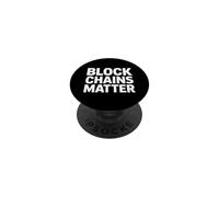 Blockchain divertente che dice che le catene di blocchi contano le criptovalute PopSockets PopGrip Adesivo