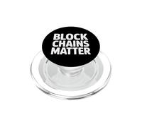 Blockchain divertente che dice che le catene di blocchi contano le criptovalute PopSockets PopGrip per MagSafe