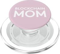 Blockchain Mamma Crypto Festa della mamma Bitcoin Donne Blockchain PopSockets PopGrip per MagSafe