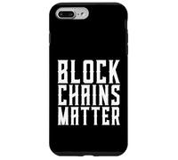 Blockchains Matter Catena di blocchi di criptovaluta decentralizzata Custodia per iPhone 7 Plus/8 Plus