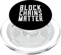 Blockchains Matter Catena di blocchi di criptovaluta decentralizzata PopSockets PopGrip per MagSafe