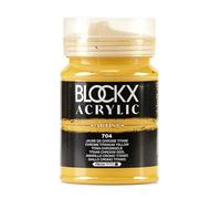 Blockx 65704BXC - Acrilico fine Opaco e satinato - Giallo cromo Titanio PBr 24 - vasetto 500ml