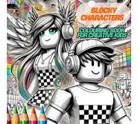 Blocky Characters - Colouring Book for Creative Kids: Creative Block-Building Fun for Gamers