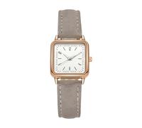 blodfune Orologio da donna quadrato al quarzo, lancette luminose, cassa compatta, facile lettura notturna, uso quotidiano