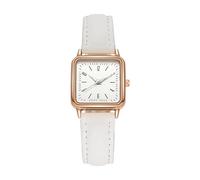 blodfune Orologio da donna quadrato al quarzo, lancette luminose, cassa compatta, facile lettura notturna, uso quotidiano