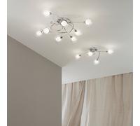 BLOG Applique 8 Luci Led(G9) ø 66 cm In Acciaio