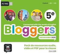 Bloggers 5e - Anglais (2026) - Clé USB avec vidéos/audios