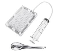 Blogiiup Kit di Gastronomia molecolare, Gastronomia molecolare Professionale Carar Maker Gourmet Dispenser CAIR Filter Dropper con Utensili a Tubo e Cucchiaio, Gastronomia molecolare