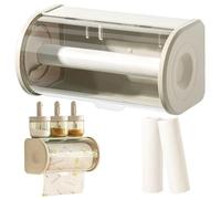 Blogiiup Porta del tovagliolo di Carta Coperta, Porta tovagliolo di Carta Coperta Trasparente Trasparente Polvere Chiusa a Prova di Perforazione per Auto da Cucina, Chiusa