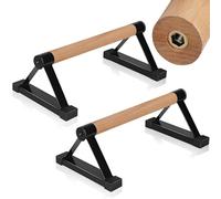 BLOGLOER Parallele Calisthenics, Push Up Maniglie, 50cm Calisthenics Push Up Stand in Legno, Attrezzatura per il Fitness a Casa, per Allenamento Muscolare e Allenamento della Forza