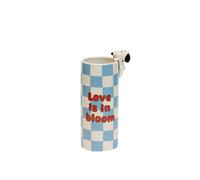 BLOGO DESIGN SNOOPY LOVE IS IN BLOOM VASO BLU