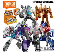 BLOKEES Building Block Man Transformers Edizione Shining 4 Megatron Optimus Prime Mirror Universe Starscream Modellino Giocattolo Regalo