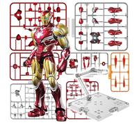 BLOKEES - Champion Class Marvel Infinity Saga - Iron Man - Kit di modellino articolato da 149 pezzi - Montaggio richiesto - Nessun attrezzo - Nessun taglio - Nessuna colla - Nessuna vernice - Età 14+