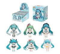 BLOKEES - DaaLaMode Q Series - Hatsune Miku 01 - MikuWithYou - 6 kit di modelli X - Montaggio richiesto - Nessun attrezzo - Nessuna vernice - Nessuna colla - Nessun taglio - Età 10+ Mystery Box