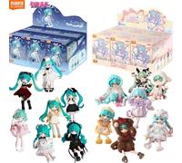 BLOKEES, serie originale Hatsune Miku Wave1 e Wave2, set di 6 bambole articolate, modellini decorativi per scrivania, giocattoli kawaii, idea regalo per compleanni.