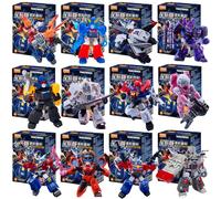 Blokees Transformers Building Blocks Versione Defender Optimus Prime Bumblebee Robot Cartoon Anime Collezione di trasformazione Giocattoli