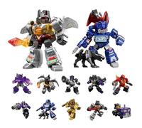 BLOKEES - Transformers - Defender Versione 03: Heavy Metal War - Modello Surprise Figurine Transformers articolata 5,5 cm - Assemblare - Modello Kit - Licenza ufficiale - Giocattolo Bambino 8 anni+
