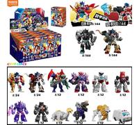 Blokees Transformers GV07-12PCS Big Convoy Optimus Prime Lio Convoy Megatron Trypticon Action Figure Robot Giocattoli da Collezione