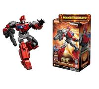 BLOKEES - Transformers Ironhide 19 - Set Modello per Bambini dai 12 Anni in su, Robot da 12,3 cm con Funzione Luminosa, 20 Elementi mobili, Sistema a Incastro Senza Colla, Accessori e Bonus Veicoli