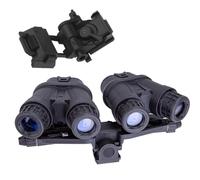 BLOKZ 1 paio di occhiali binoculari Gpnvg18 a quattro tubi per visione notturna + 1 supporto per occhiali per visione notturna L4g24, accessori per cosplay (nero)