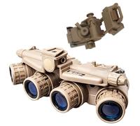 BLOKZ 1 paio di occhiali binoculari Gpnvg18 a quattro tubi per visione notturna + 1 supporto per occhiali per visione notturna L4g24, accessori per il supporto di caschi veloci, accessori per cosplay