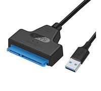 BLOMBLAUM Adattatore SATA a USB 3.0, Cavo Convertitore per Hard Disk SSD/HDD 2,5 Pollici, Trasferimento Dati Veloce