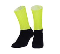 BLOMDE Calze Da Corsa Da Uomo Calze Da Ciclismo Antiscivolo In Silicone Professionale Da Donna In Materiale Funzionale Antiscivolo-Giallo_Ue 38 45 Usa 6-11.