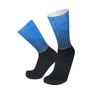 BLOMDE Calzini Ciclismo Calze Da Ciclismo A Compressione Antiscivolo In Silicone Sportivo Senza Cuciture-Blu_Da 39 A 45