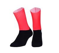 BLOMDE Calzini Da Lavoro Uomo Calze Da Ciclismo Antiscivolo In Silicone Professionale Da Donna In Materiale Funzionale Antiscivolo-Rosso_Ue 38 45 Usa 6-11.5