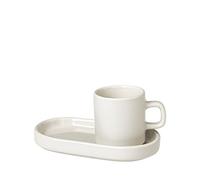 blomus 63703 PILAR - Tazzine da caffè in gres porcellanato, Moonbeam