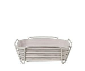 Blomus 64075 Brotkorb-64075 Cestino per il pane, in cotone, colore: Raggio di luna