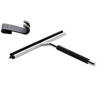 Blomus LAVEA tergivetro per doccia, 68846, LAVEA acciaio inox levigato/nero [Accessori Bagno > Tergivetro Doccia]