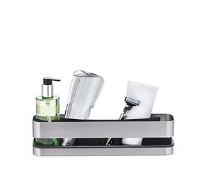 Blomus 68942 Cestino per Doccia, Acciaio Inossidabile, Argento, 8,5 x 8 x 34 cm