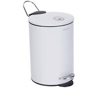 blomus 68945 - Pattumiera a Pedale, 3 l, Colore: Bianco