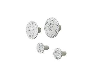 Blomus Appendiabiti da parete, gancio da parete, grigio Terrazzo, Altezza 4,5 cm, taglia unica