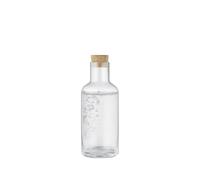 blomus caraffa per acqua -HYDRA- | caraffa in vetro da 500 ml con coperchio in sughero | caraffa per acqua trasparente | 8L x 21H cm