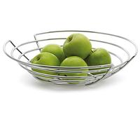 blomus Cestino 'Wires' diametro 30 cm, rotondo - Materiale: filo di acciaio cromato, colore: argento