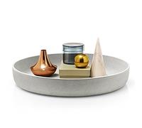 blomus Luna Ciotola Decorazione-Ø 50 cm-M Moon, Polystone, Grigio