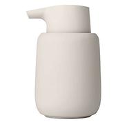 Blomus - Dispenser per sapone, Ceramica, plastica, silicone., Raggio di luna, H 14 cm, T 9,5 cm, Ø 8,5, V 0,25 l