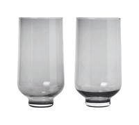 Blomus Flow Smoke vetro alto 400 ml 2 pezzi