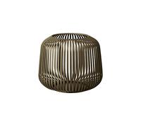 blomus Lanterna Lito | Burned Metal | Dimensione S | 20 L x 20 B x 17 cm | Portacandele Bronzo | Portacandele in acciaio inox | Lanterna decorativa | Lanterna decorativa | per interni