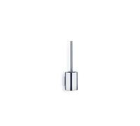Blomus NEXIO Scopino WC a Parete, Opaco Spazzolato, Aperto, Acciaio, Argento, H 35 cm, L 11 cm, Ø 9 cm
